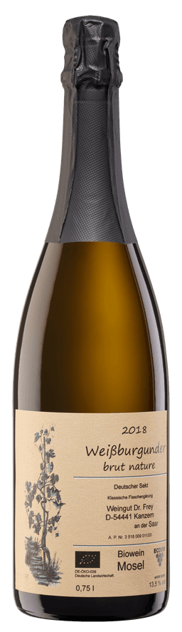Dr. Frey - Weißburgunder Sekt 2018 Brut Nature