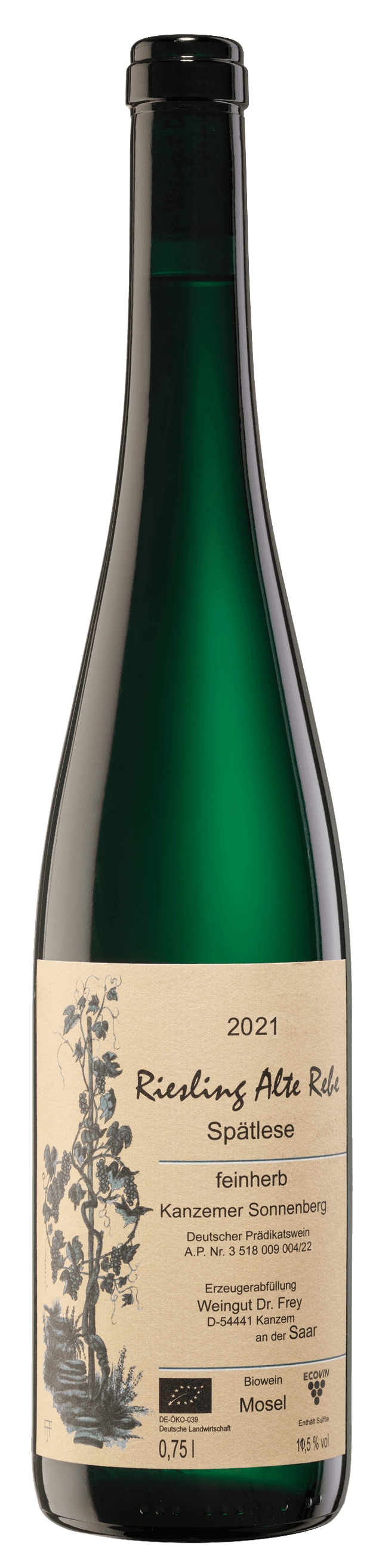 Dr. Frey - Riesling Alte Rebe Kanzemer Sonnenberg Spätlese Feinherb 2021
